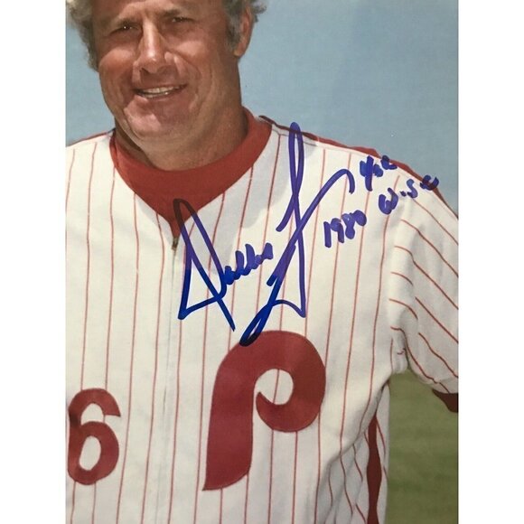 Dallas Green Phillies Autograph Signed 8x10 Photo 1980 WSC Authenticated JSA - Picture 2 of 3